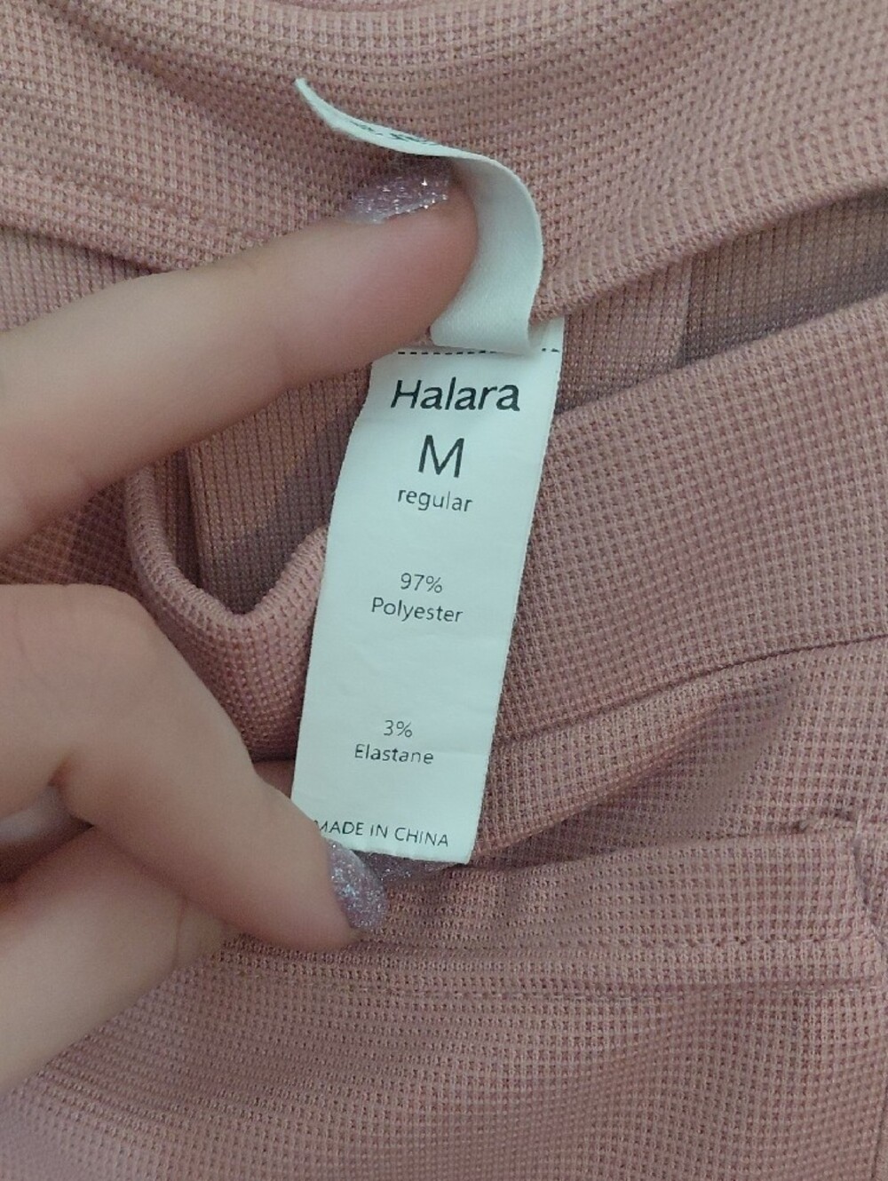 NWOT HALARA Mauve Pink Relaxed Jumpsuit - Picture 3 of 5